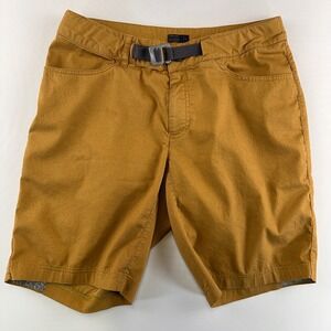 Pearl Izumi Mens Cycling MTB Shorts Size 30 Tan Belt Loops Pockets Hiking Belt